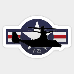 V-22 Osprey Military Airplane Sticker